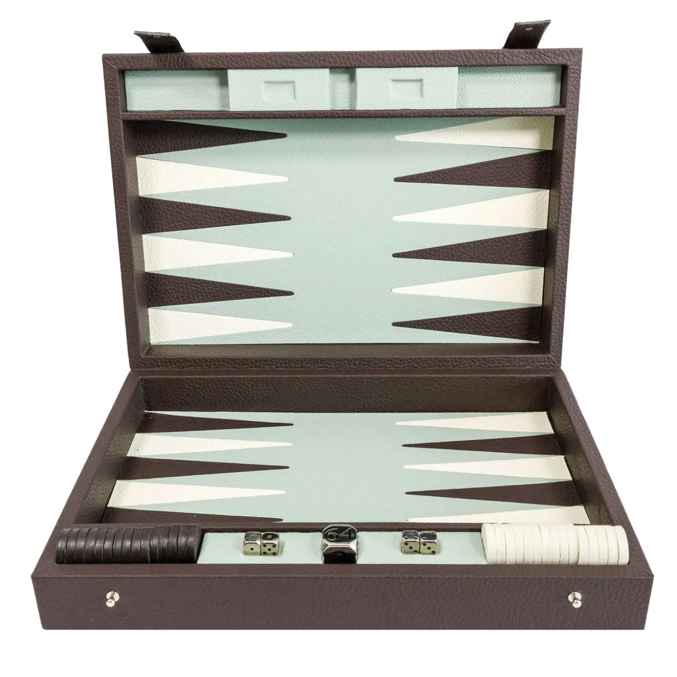 Brown Backgammon Box Game