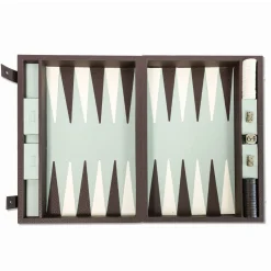 Brown Backgammon Box Game