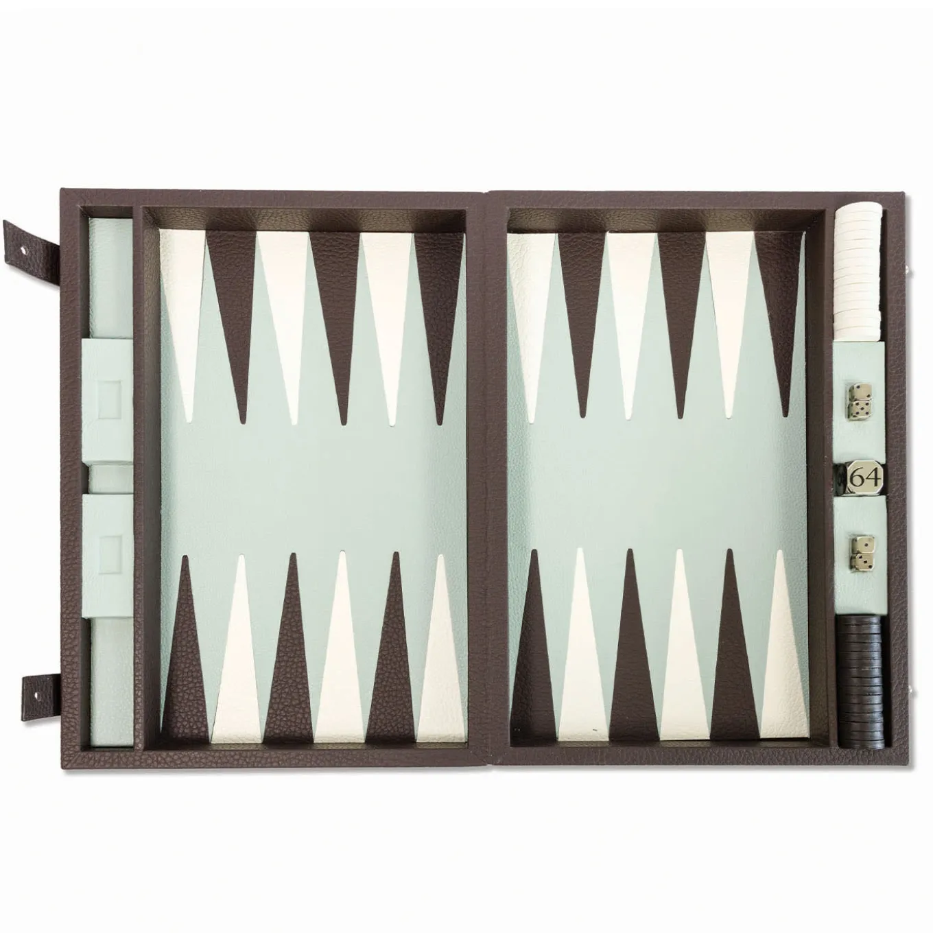 Brown Backgammon Box Game