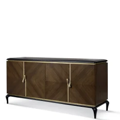 Brown 4-Door Sideboard