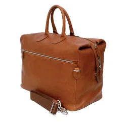 Brown Leather Travel Bag