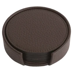 Brown Set of 6 Coasters