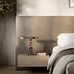 Bruchi Red Levanto Table Lamp by Niko Koronis