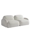 Bubble Beige Light 2 Seater Sofa