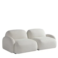 Bubble Beige Light 2 Seater Sofa