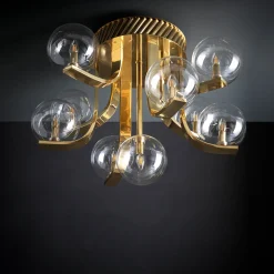 Bubble Clear Glass Ceiling Lamp by Studio Bojola