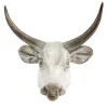 Bull trophy wall sculpture