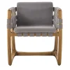 Bungalow Gray Armchair by Jamie Durie