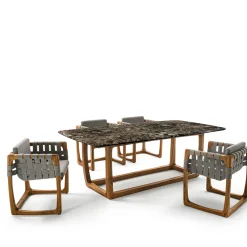 Bungalow Gray Armchair by Jamie Durie