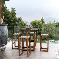 Bungalow Gray Bar Stool by Jamie Durie