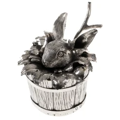 Bunny Sterling Silver Sugar Container