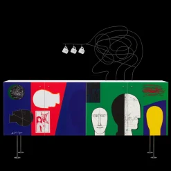 Buongiorno Due Sideboard by Mimmo Paladino