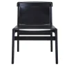 Burano Black Leather Lounge Chair by Balutto Associati