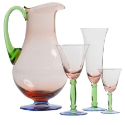 Burano set of Pitcher and 3 Glasses for Six