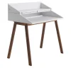 Bureau White Writing Desk by Esa Vesmanen