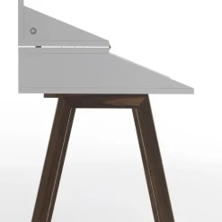 Bureau White Writing Desk by Esa Vesmanen