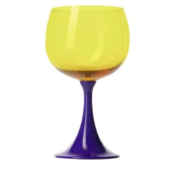 Burlesque Yellow Burgundy Glass by NasonMoretti and Stefano Marcato