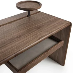 Butter Canaletto Vanity Desk with Mirror