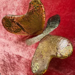 Butterfly Girl Velvet Silk Hand-Painted Tapestry