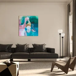 By this river, la cura Painting