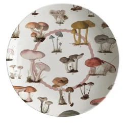 Cabinet De Curiosités Porcelain Soup Plate With Mushrooms