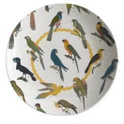 Cabinet De Curiosités Porcelain Soup Plate With Birds