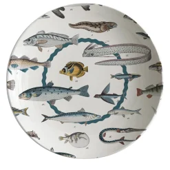 Cabinet De Curiosités Porcelain Soup Plate With Fishes