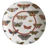Cabinet De Curiosités Porcelain Soup Plate With Butterflies