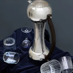 Cacatoo Ridged Sivlery Pitcher