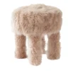 Cachemire Fur Pouf by Lorenza Bozzoli