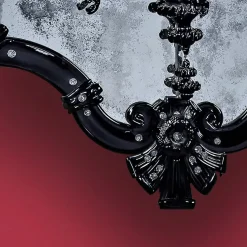 Ca'Giustinian Murano Glass Mirror with 2 Lights