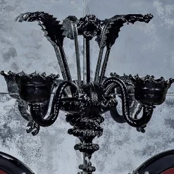 Ca'Giustinian Murano Glass Mirror with 2 Lights