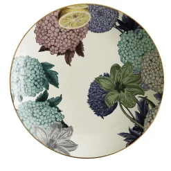 Cairo Porcelain Soup Plate With Flowers #1