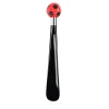 Calcio Small Black & Red Decorated Shoehorn