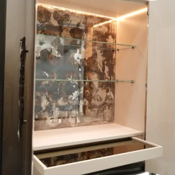 Caleido Lacquered Bar Cabinet