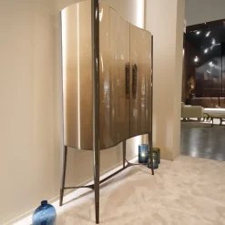 Caleido Lacquered Bar Cabinet