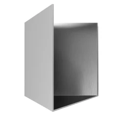 Caletta Pocket Gray Metal Shelf with Right Opening