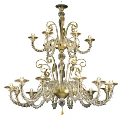 Calle Gerolamo Glass Chandelier