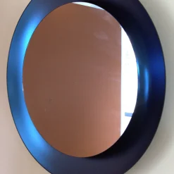 Calliope Frosted Blue Wall Mirror