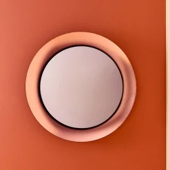 Calliope Frosted Copper Wall Mirror