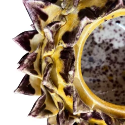 Calliroe Yellow And Purple Ceramic Vase