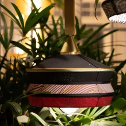 Calypso Antigua Outdoor Black Pendant Lamp By Servomuto