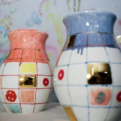 Calypso Blue Porcelain Vase