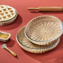 Camomilla Tarte Pan Wicker Basket Big Size