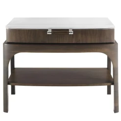 Canaletto Walnut Bedside Table