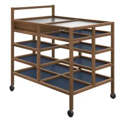 Canaletto Walnut Serving Cart by Bodil Kjær