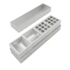 Canarie White Desk Organizer by Bruno Munari