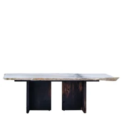 Candoglia Candoglia Marble And Oak Wood Dining Table