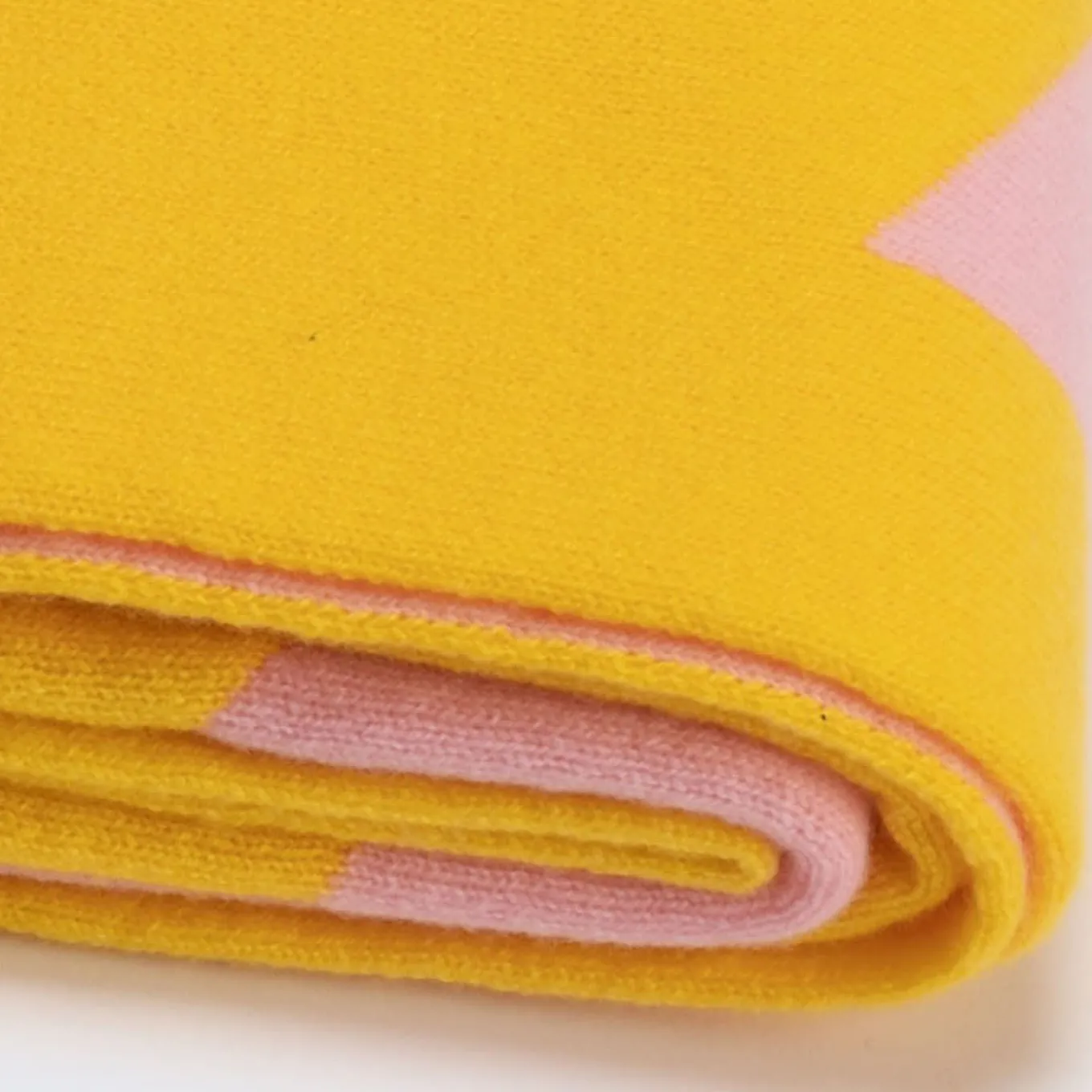 Candy Yellow and Pink Blanket