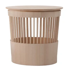 Canestro Ash Side Table and Basket by Enrico Tonucci